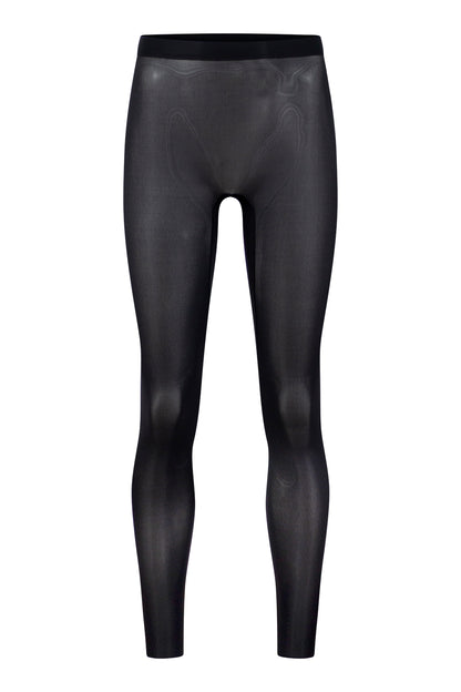 Long leggings in A-Black